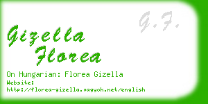 gizella florea business card